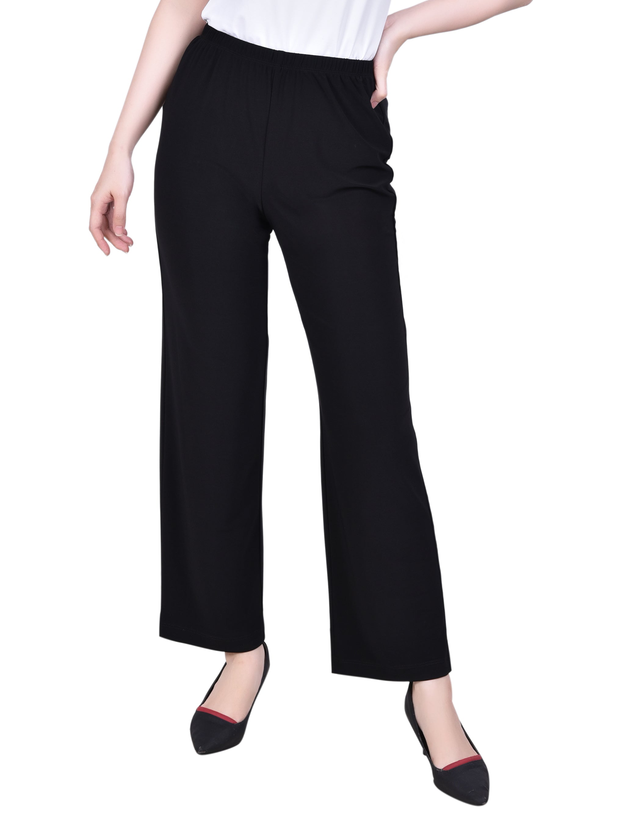 Short Inseam Pull-On Pant, Petite