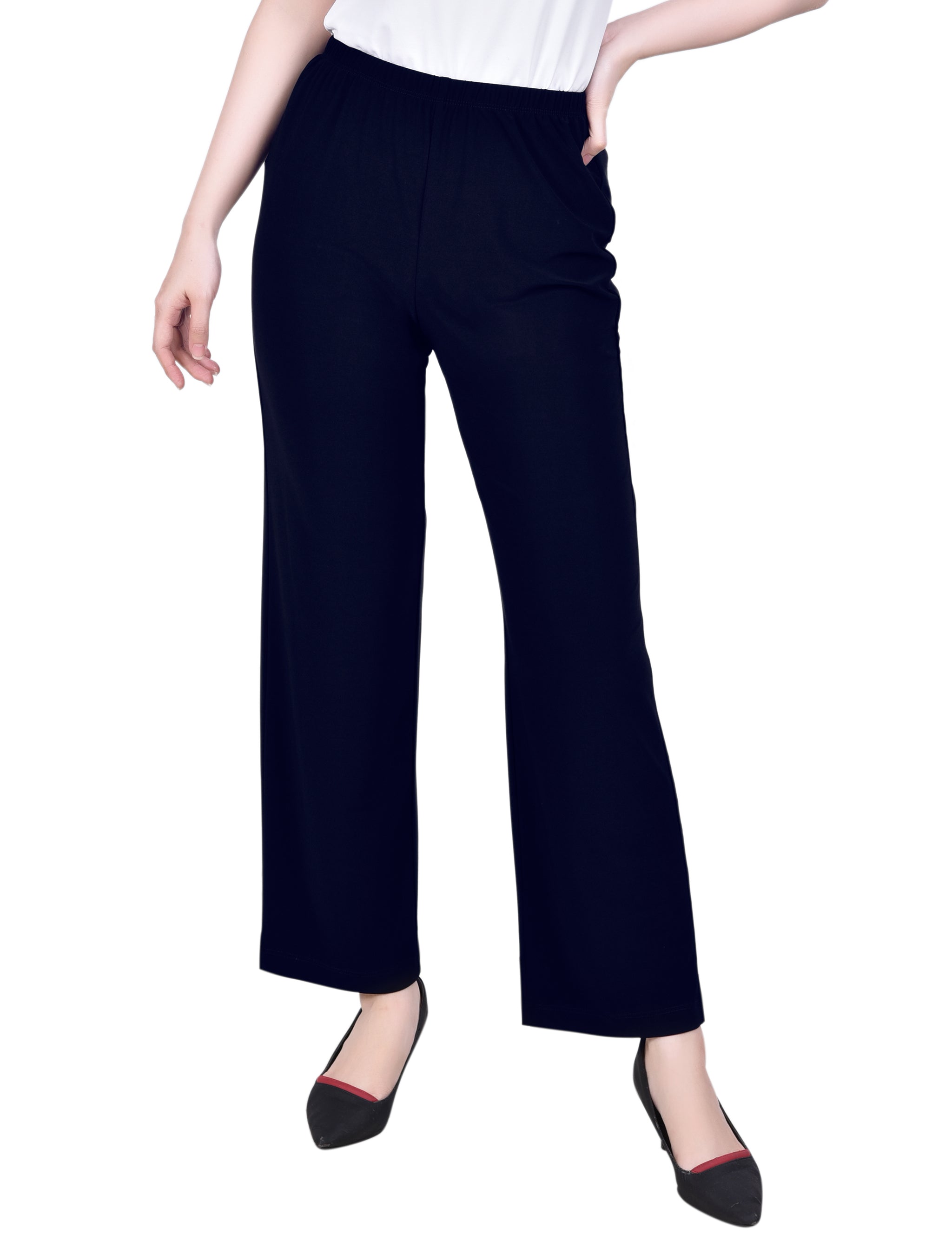 Short Inseam Pull-On Pant, Petite