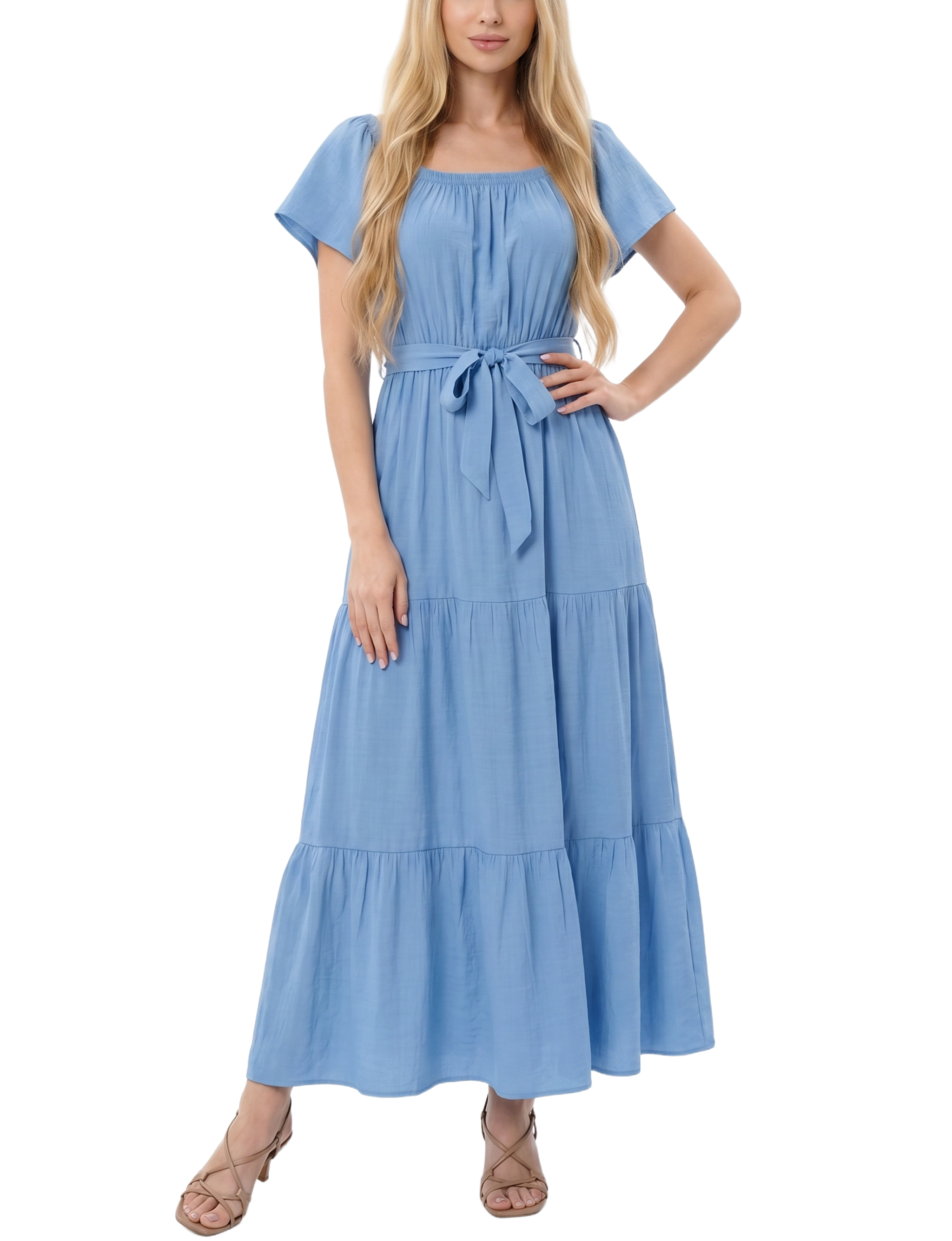 Off The Shoulder Maxi Dress, Petite