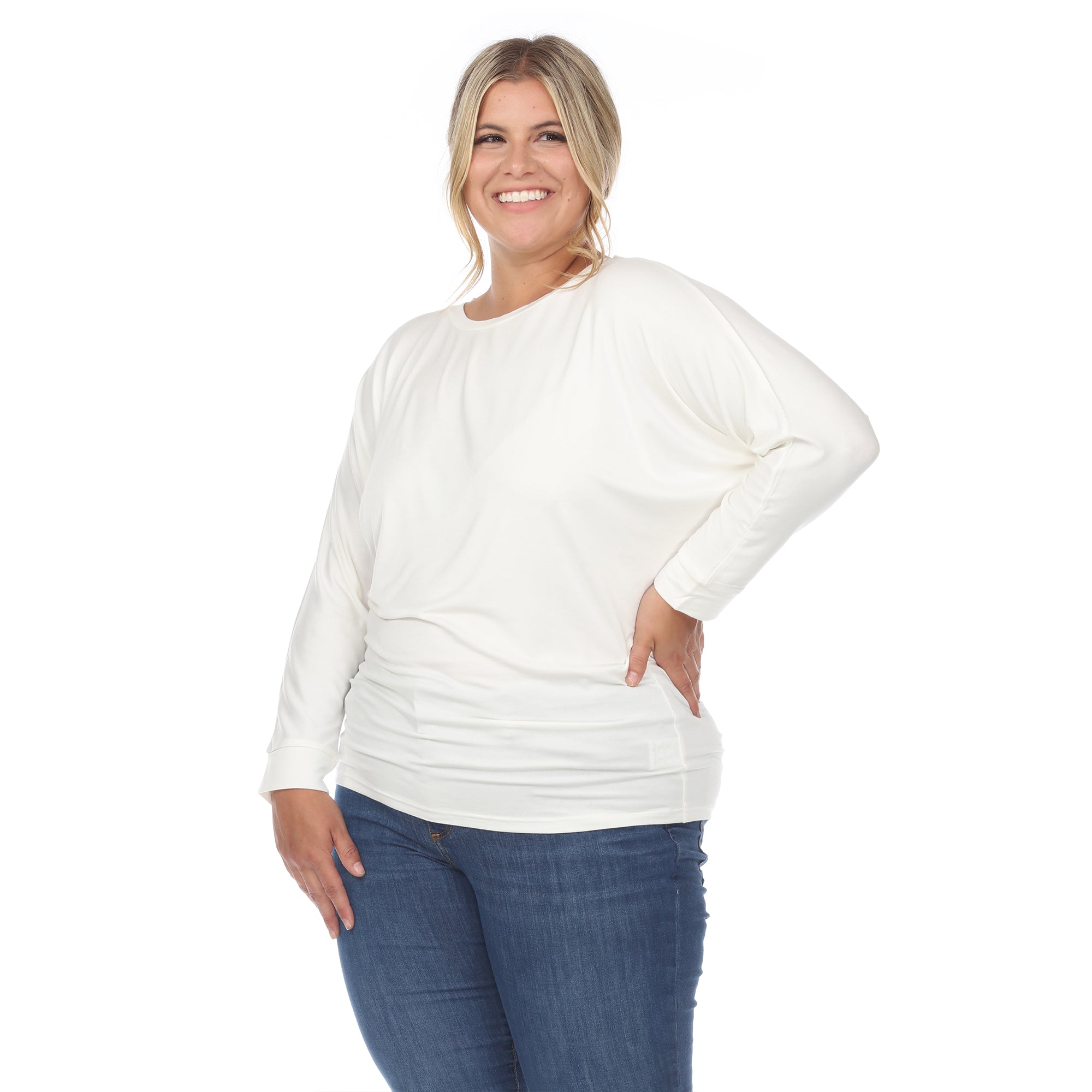 Dolman Sleeve Top - Plus - DressbarnShirts & Blouses