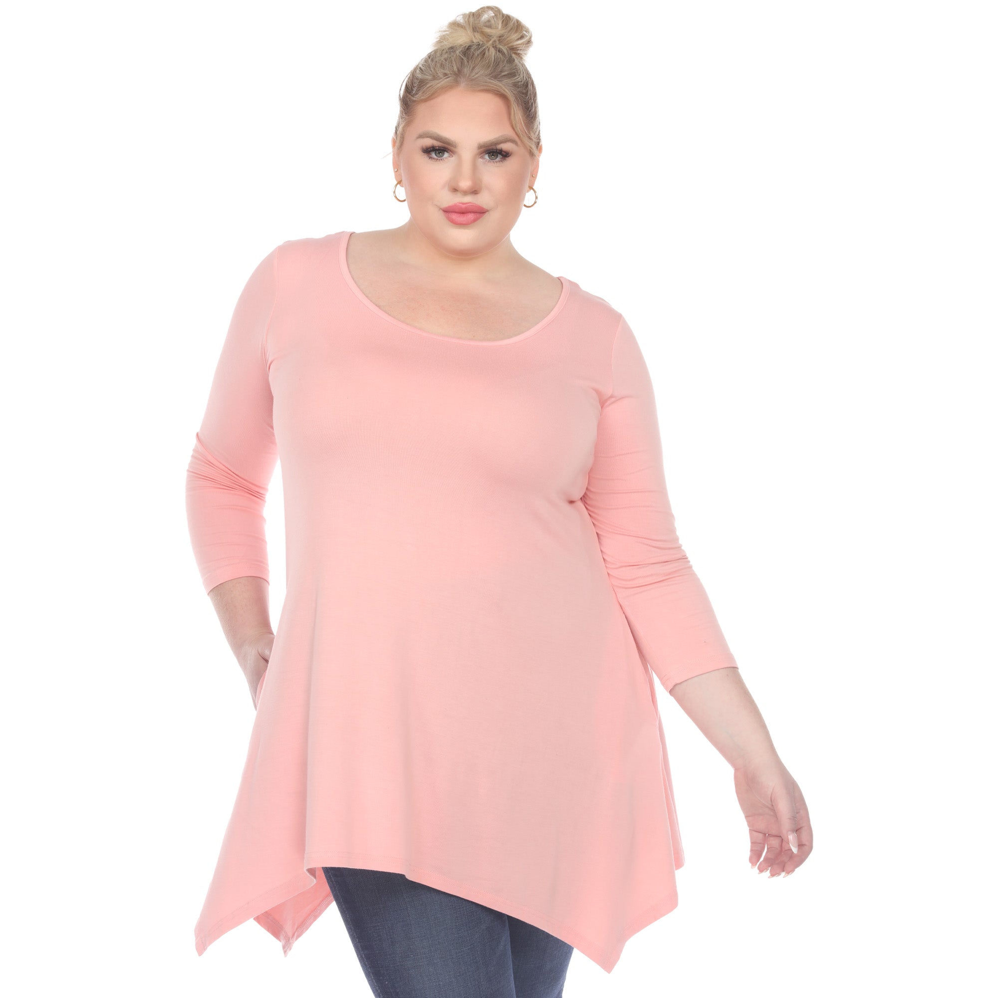 Makayla Tunic Top - Plus - DressbarnShirts & Blouses