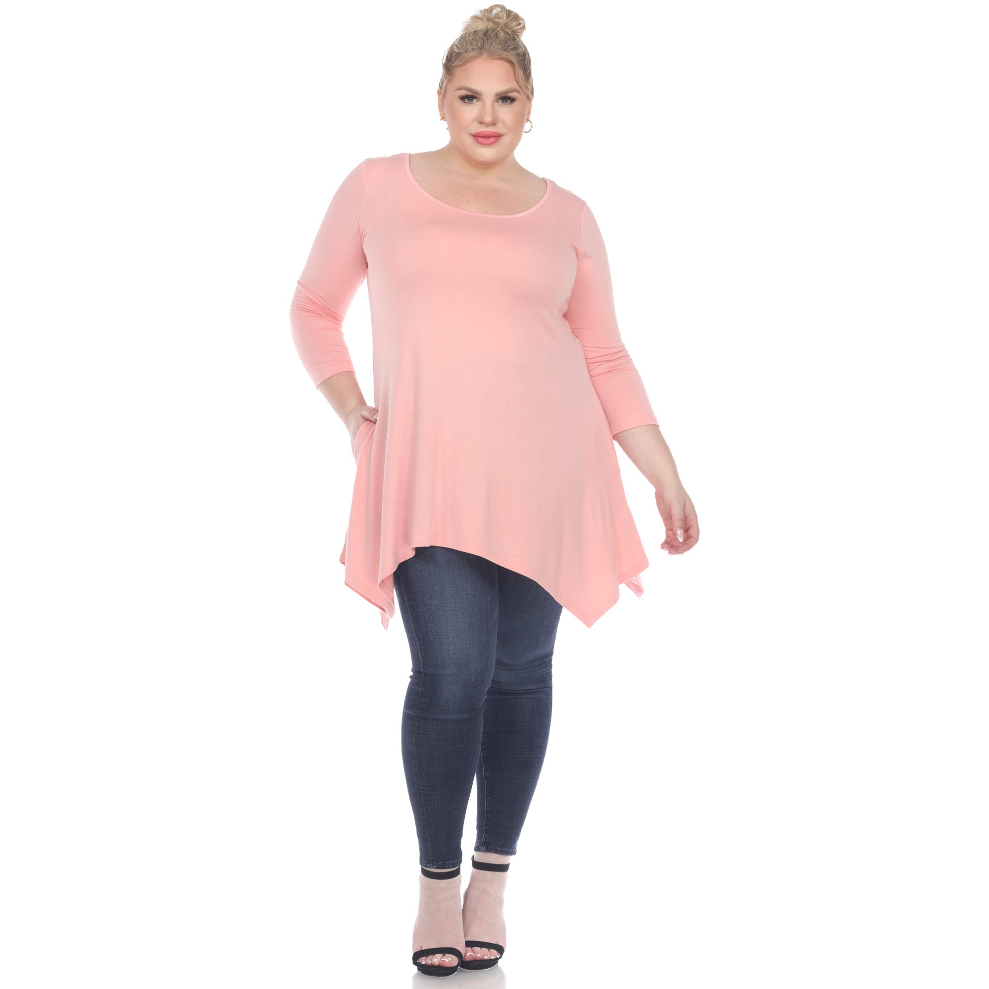 Makayla Tunic Top - Plus - DressbarnShirts & Blouses