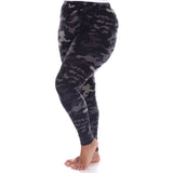 Super Soft Camo Printed Leggings - Plus