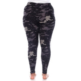 Super Soft Camo Printed Leggings - Plus