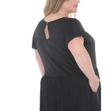 Plus Size Flutter Sleeve Ruffle Tiered Dress