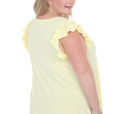 Plus Size Button Front Tiered Swing Dress