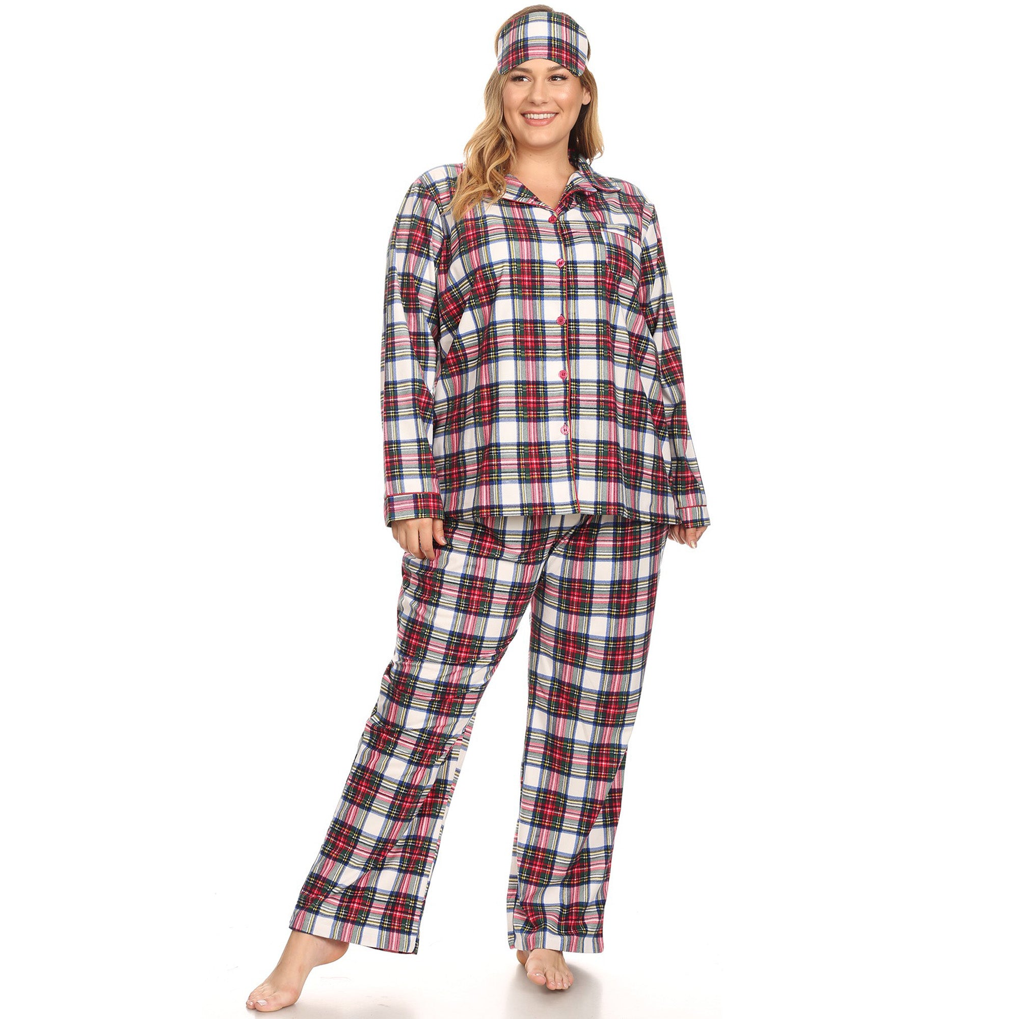 Three-Piece Pajama Set - Plus - DressbarnLounge Sets