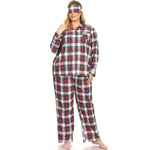 Three-Piece Pajama Set - Plus - DressbarnLounge Sets