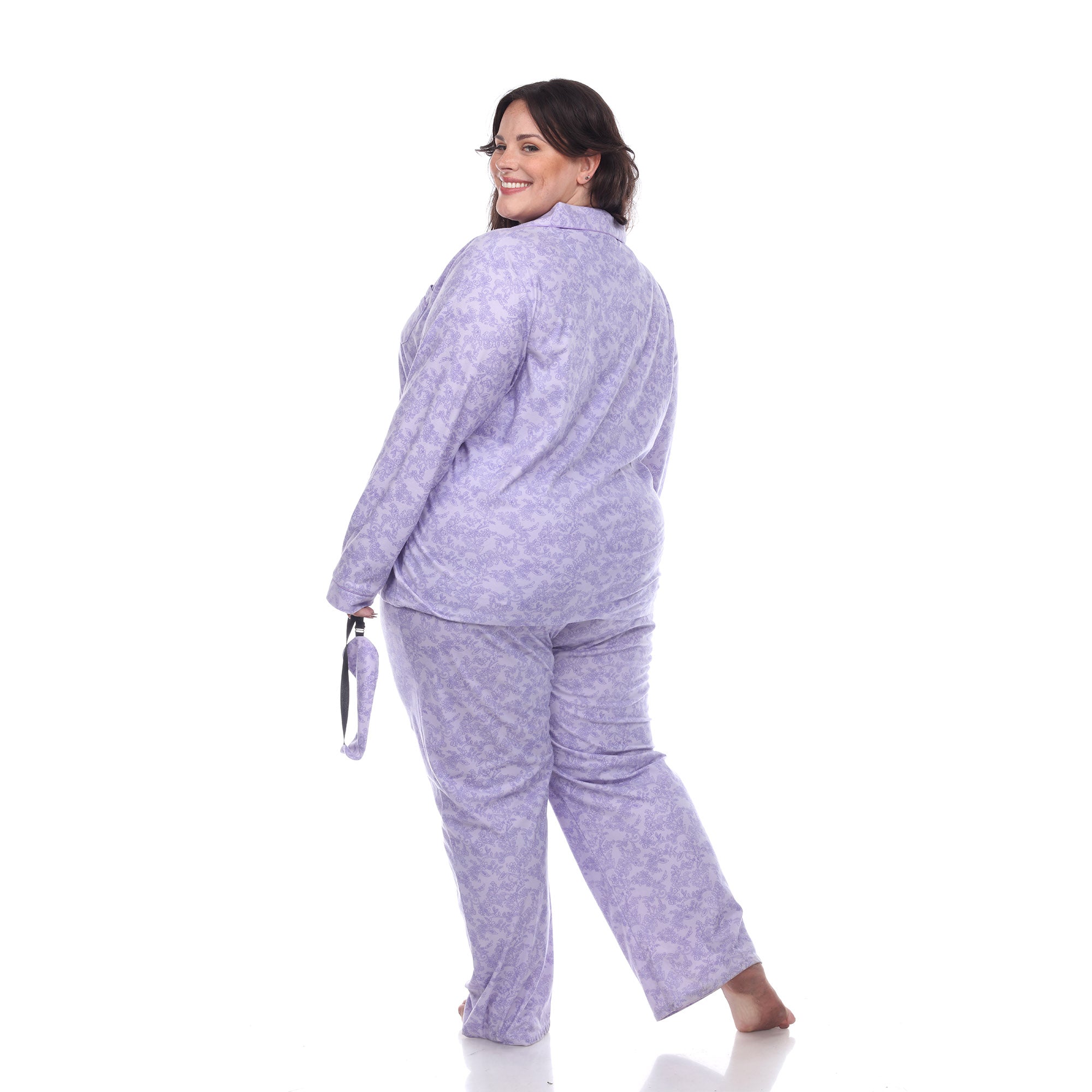 Three-Piece Pajama Set - Plus - DressbarnLounge Sets