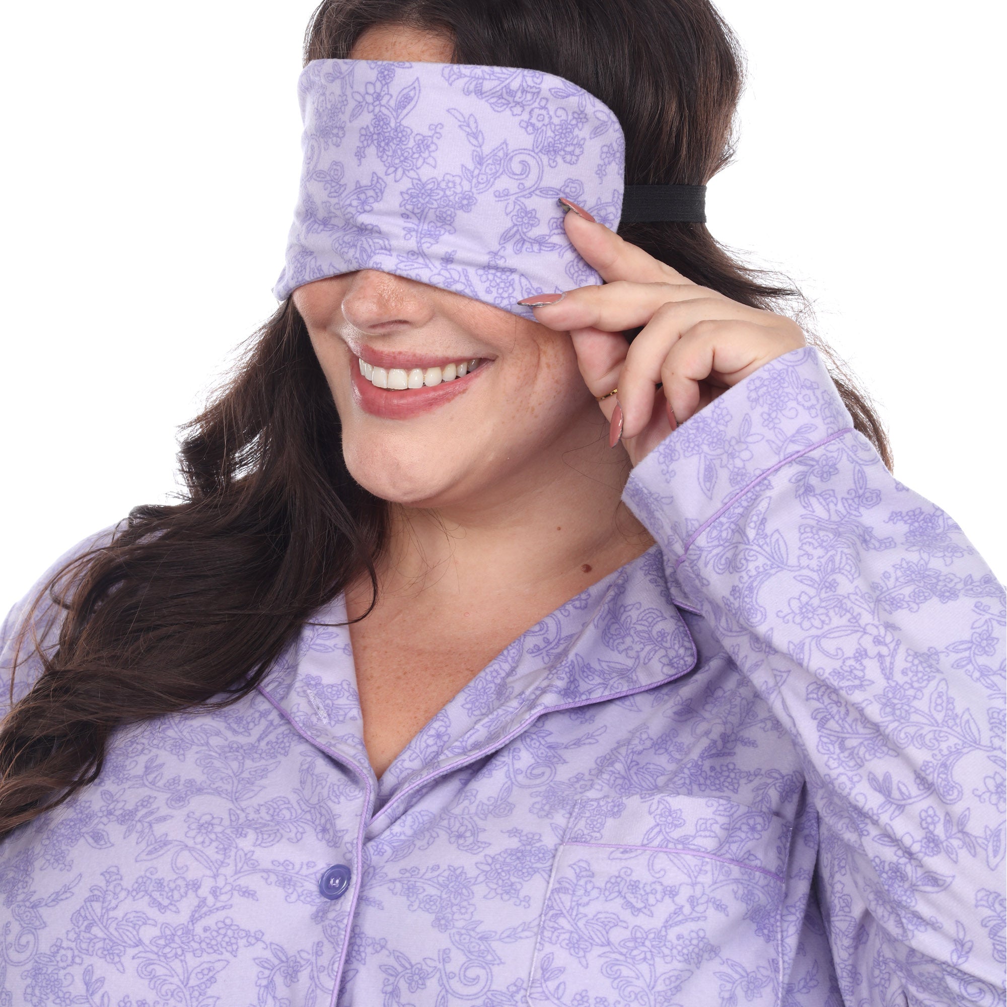 Three-Piece Pajama Set - Plus - DressbarnLounge Sets