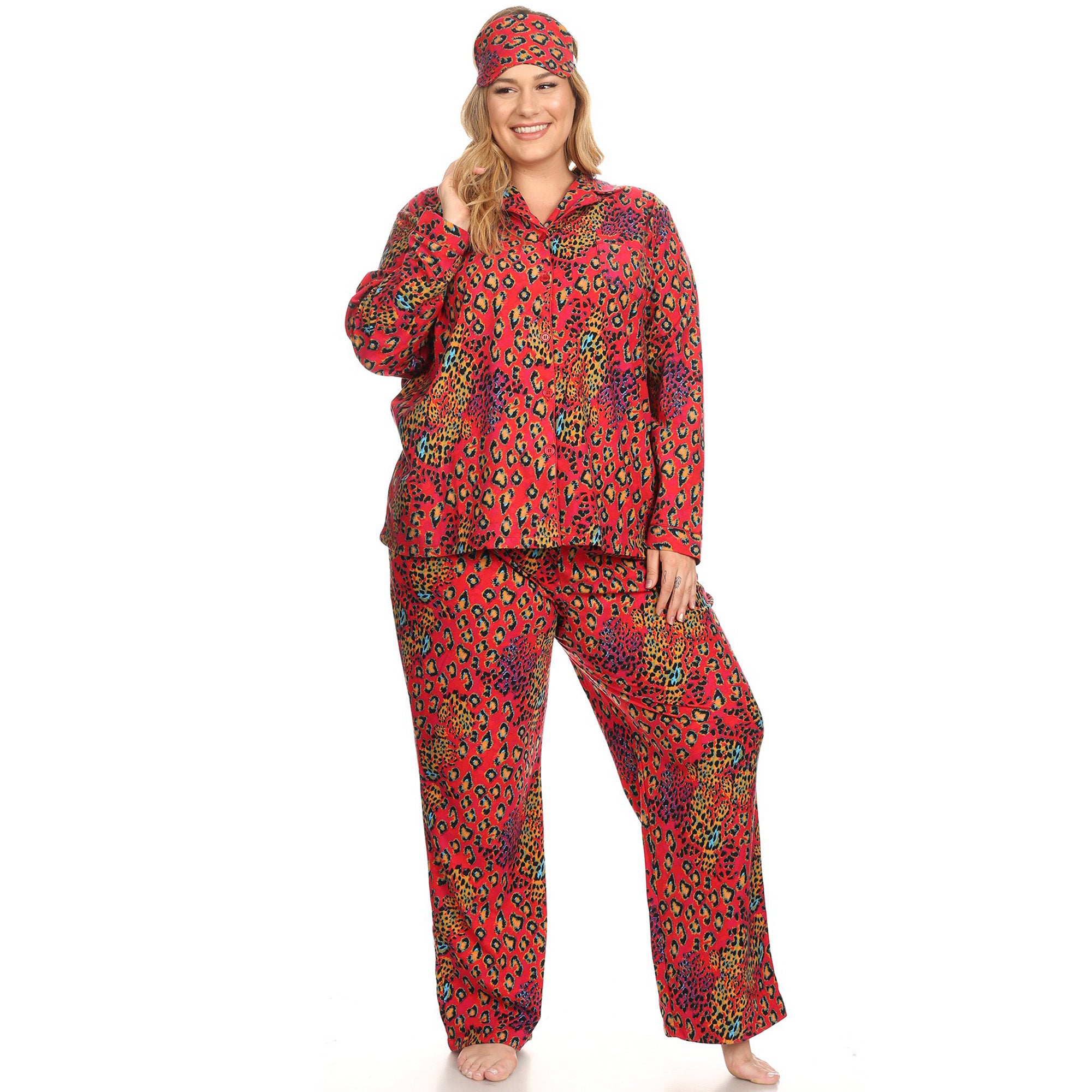 Three-Piece Pajama Set - Plus - DressbarnLounge Sets