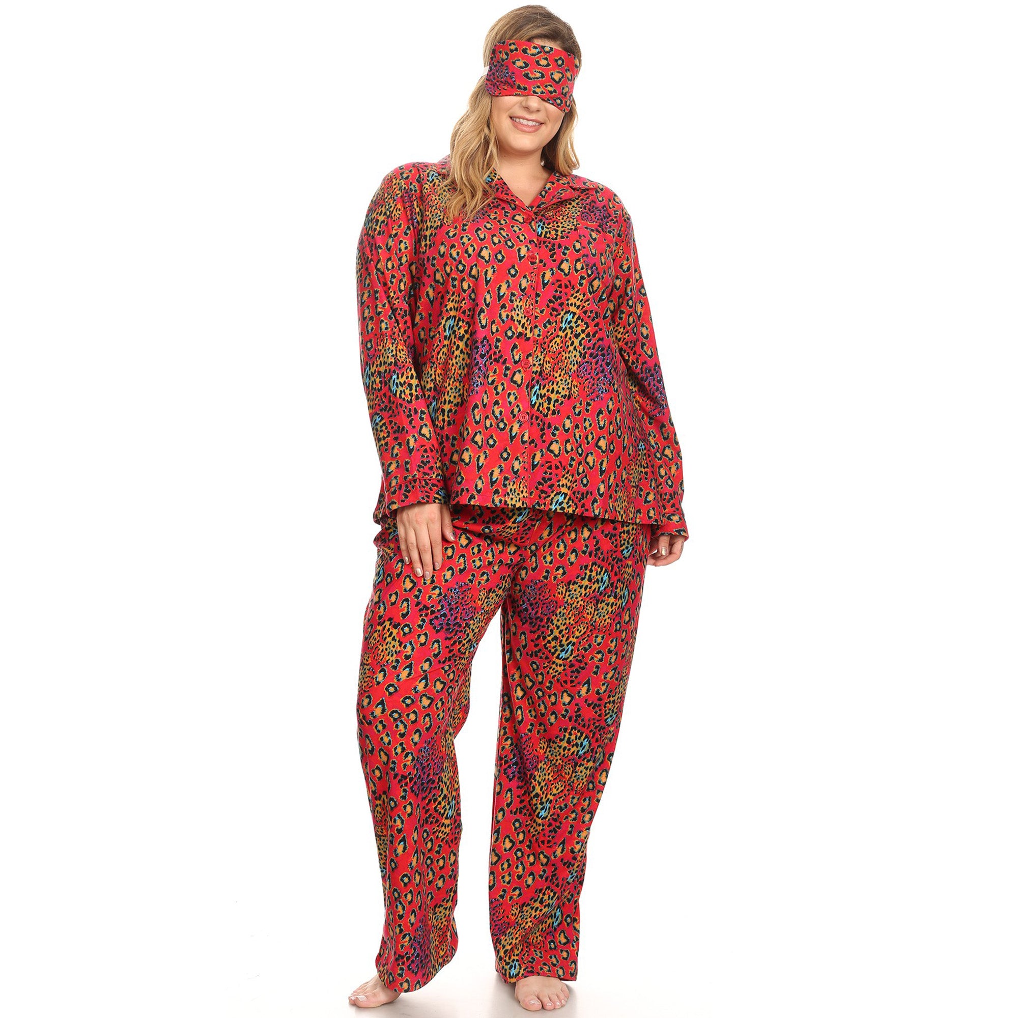 Three-Piece Pajama Set - Plus - DressbarnLounge Sets