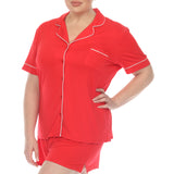 Short Sleeve Bamboo Pajama Set - Plus