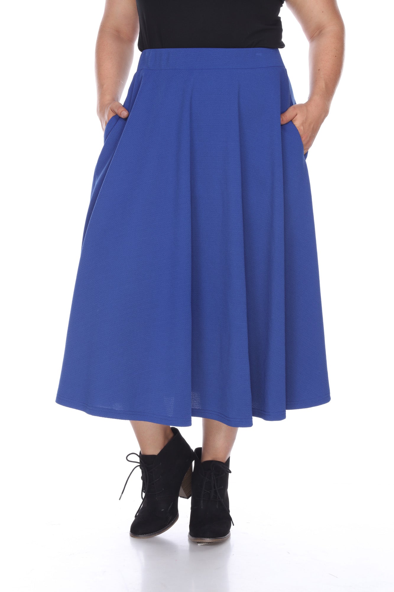 Tasmin Flare Midi Skirts - Plus - DressbarnSkirts
