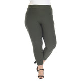 Plus Size Dolman Top and Scuba Pants Set - Olive - Plus