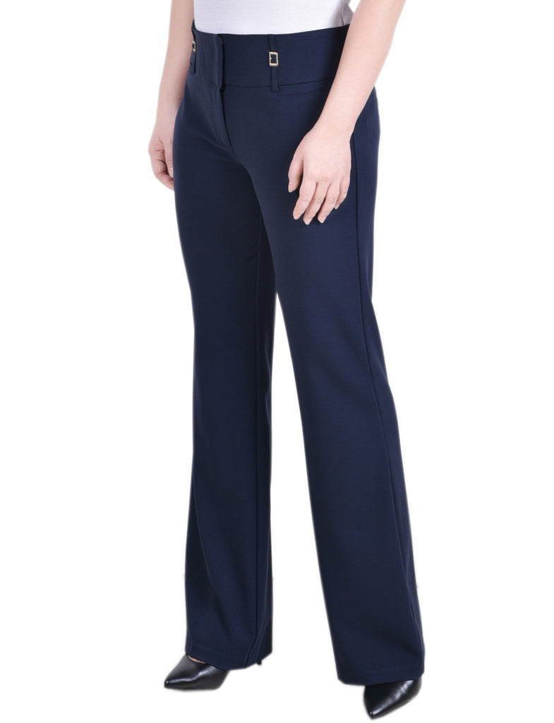 NY Collection Wide Waist Stretch Pants - Petite