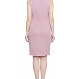 NY Collection Petite Two Piece Novelty Knit and Lace Dress Set