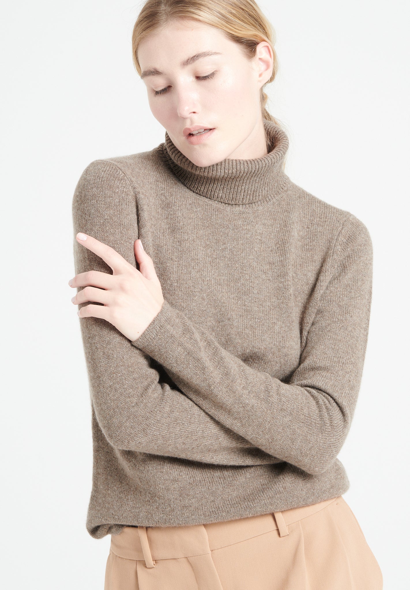 Pure Cashmere 4 Thread Turtleneck Sweater (Lilly 19)