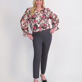 Roz & Ali™ Secret Agent Pants Tummy Control  Slim Leg Pants - Plus