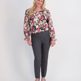 Roz & Ali™ Secret Agent Pants Tummy Control  Slim Leg Pants - Plus