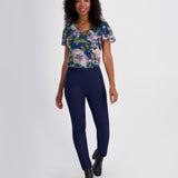Roz & Ali™ Secret Agent Pants Tummy Control  Slim Leg Pants