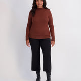 Roz & Ali™ Pull On Tummy Control Pants Ankle Kick Flare - Black - Plus