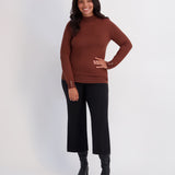 Sweater Rib Tunic - Chocolate Torte