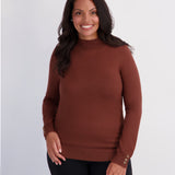 Sweater Rib Tunic - Chocolate Torte