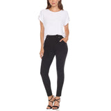 Women's Dolman Top and Scuba Pants Set - White