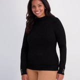 Sweater Rib Tunic - Jetblack