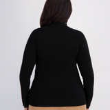 Sweater Rib Tunic - Jetblack