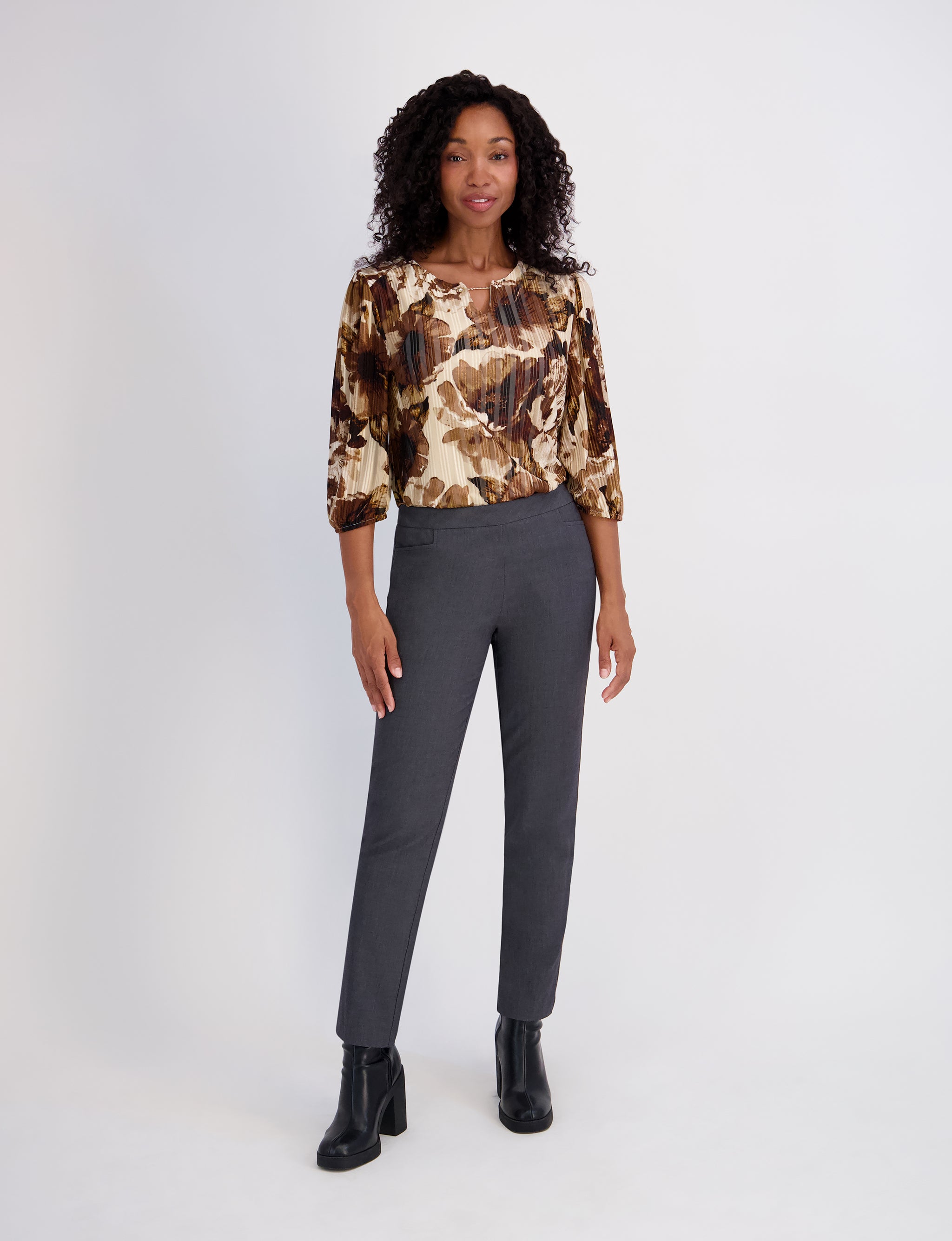 Roz & Ali™ Secret Agent Tummy Control Taper Pants