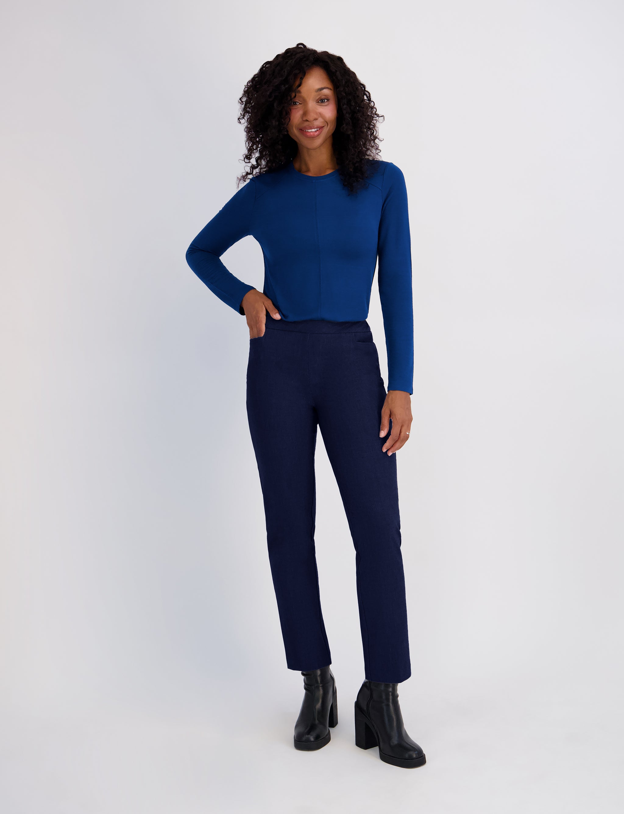 Roz & Ali™ Secret Agent Tummy Control Taper Pants