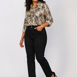 Westport Signature Black Straight Leg Jeans - Plus