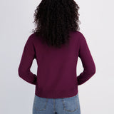 V Neck Double Trim Top - Fig