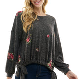Figueroa & Flower Long Sleeve Embroidered Top