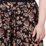 Maxi Skirt With Sash Waist Tie, Plus