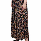 Maxi Skirt With Sash Waist Tie, Plus