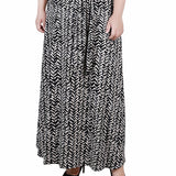 Maxi Skirt With Sash Waist Tie, Plus