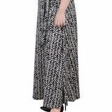 Maxi Skirt With Sash Waist Tie, Plus