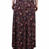 Maxi Skirt With Sash Waist Tie, Plus