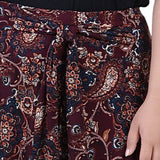 Maxi Skirt With Sash Waist Tie, Plus