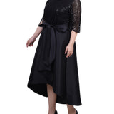 NY Collection Plus Size Sequin and Jacquard Holiday Dress