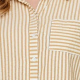 3/4 Sleeve Roll Tab Blouse, Plus