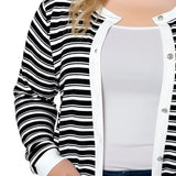 NY Collection Plus Size Long sleeve Ribbed Cardigan