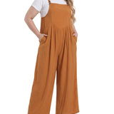 Sleeveless Jumper Jumpsuit, Plus