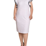 NY Collection Plus Size Ruffle-Sleeve Dress