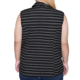 NY Collection Plus Size Sleeveless Scuba Jacket