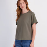 Rib Mix Dolman - Beetle