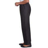 Alfred Dunner Women's Denim Comfort Waistband  Mid Rise Regular Fit Straight Leg Pant Short Length